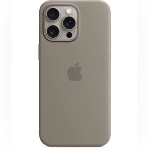 Apple iPhone Silicone Case - 15 Pro Max - Clay